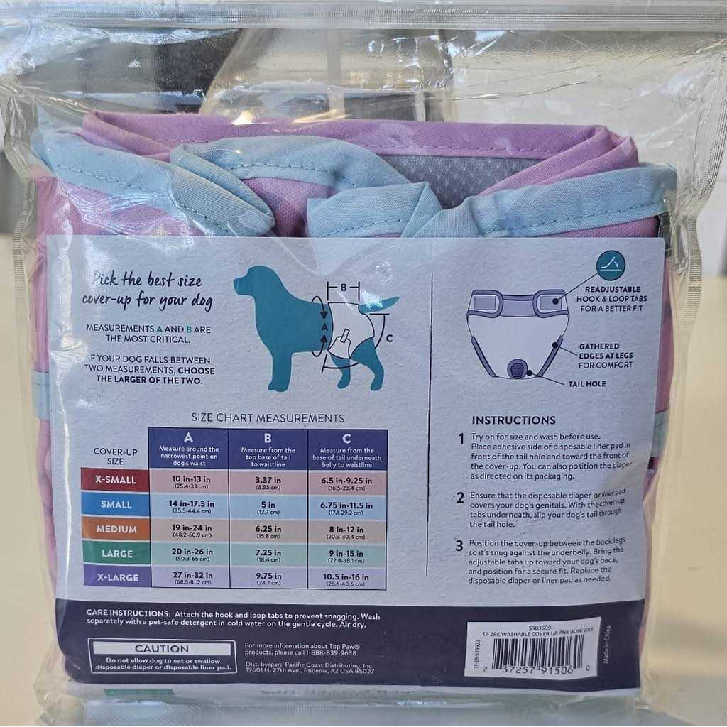 Washable Pink Diaper Cover Ups X452