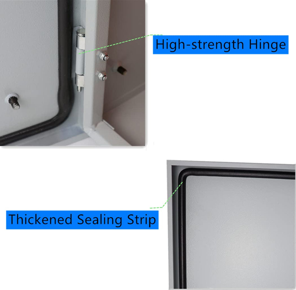 Cold Rolled Steel Electrical Box 16 x 12 x 8 IP65 Weatherproof X8299