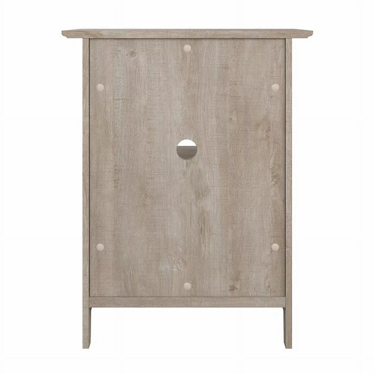 Washed Gray Lateral File Cabinet with Shelf U328844