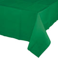 Emerald Green Tissue/Poly Tablecover 54 x 108 Solid P56511