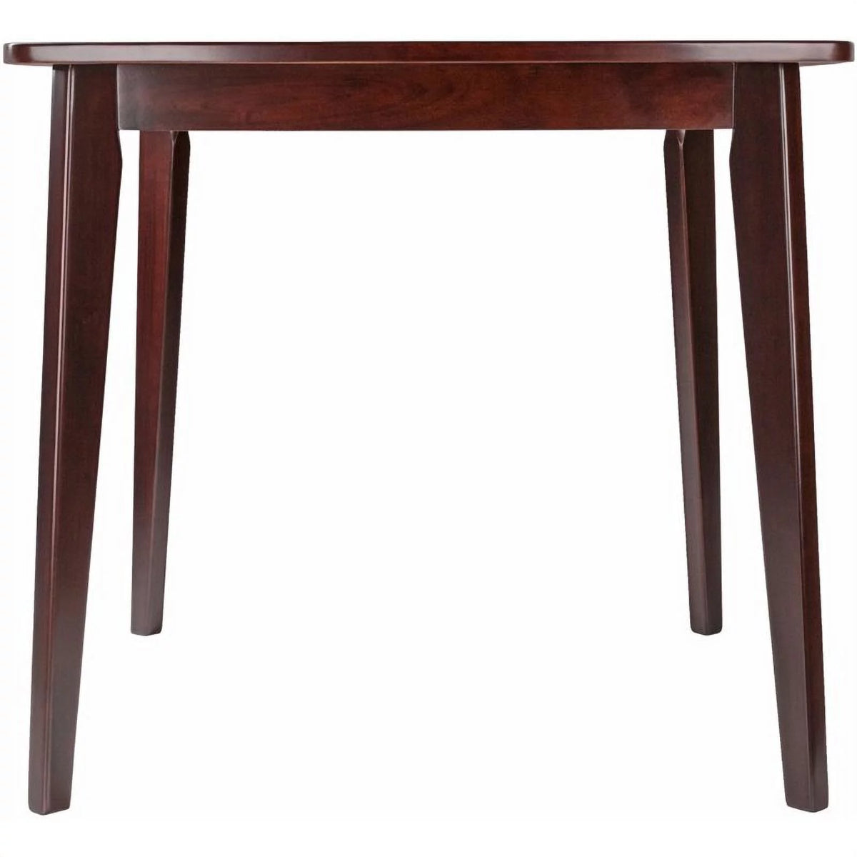 34" Square Solid Wood Dining Table in Walnut D394