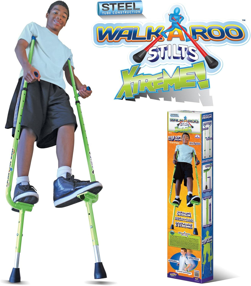 Steel Balance Stilts with Height Adjustable Vert Lifters (red) Pack of 2 C307