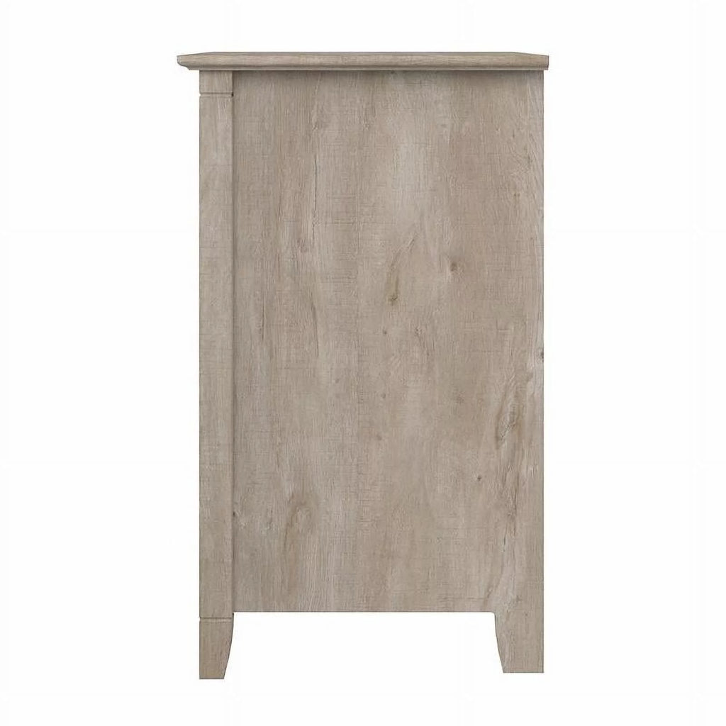 Washed Gray Lateral File Cabinet with Shelf U328844