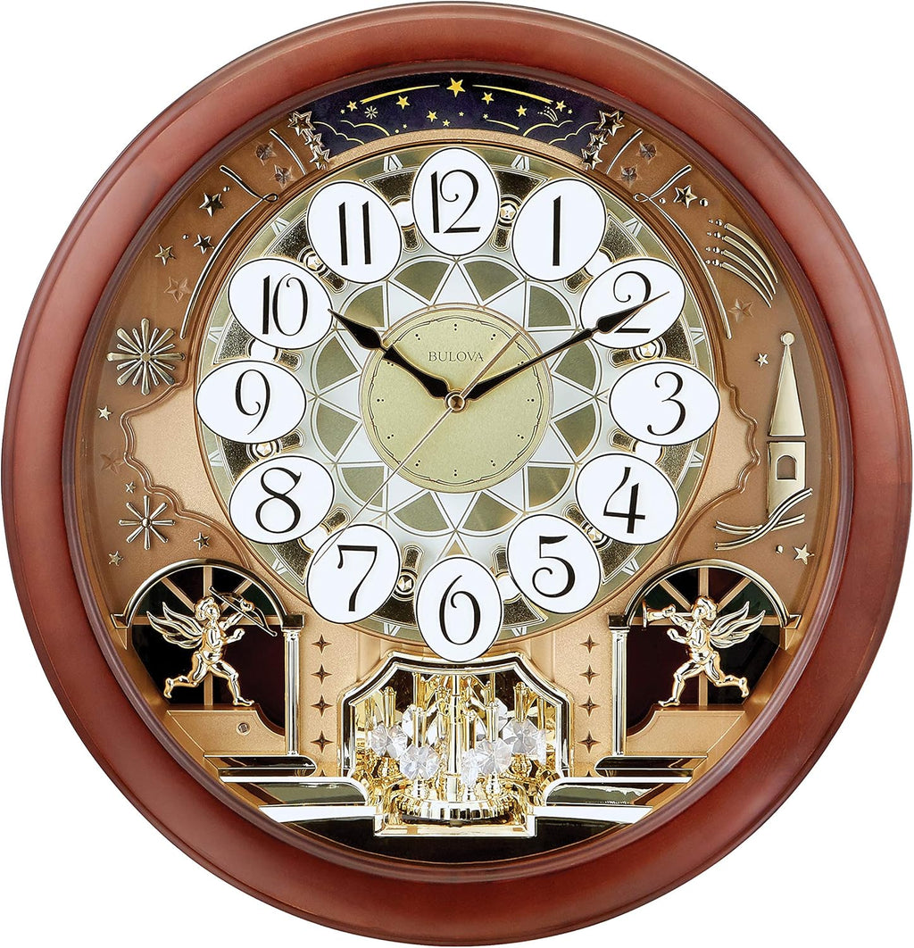Brown Cherry Wall Clock O612