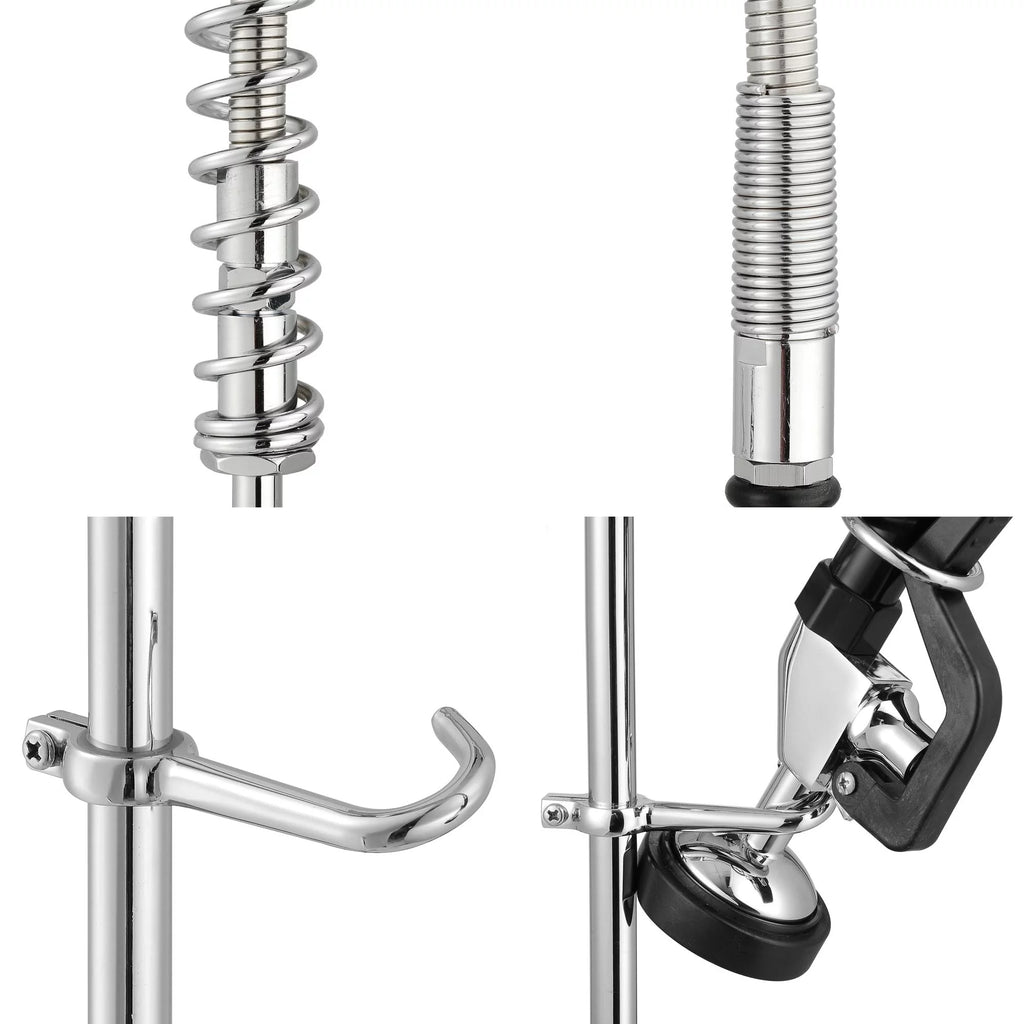Pull Down Commercial Kitchen Faucet with 12" Add-On Faucet Kit W686737