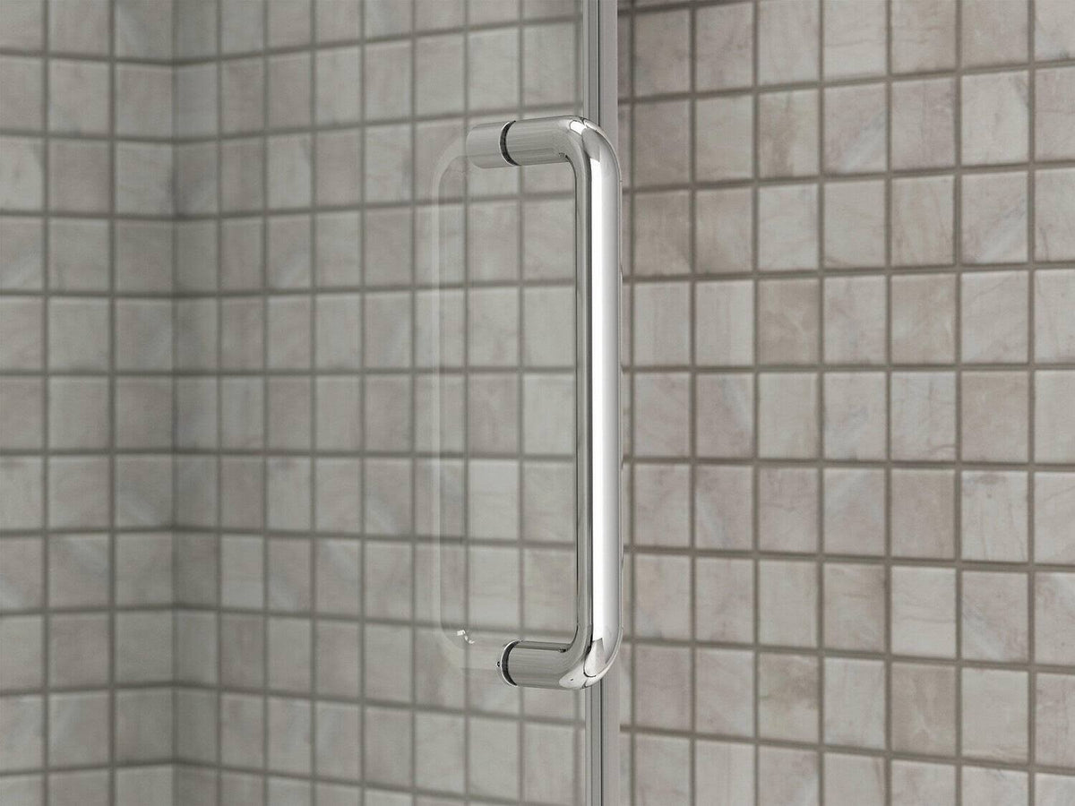 Tall Sliding Shower Door with Crystal Clear Glass G1004