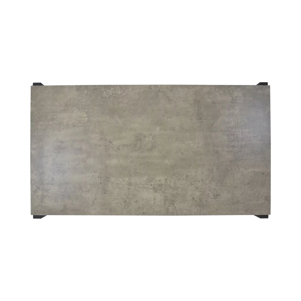 Black and Gray Hand Crafted Rectangular Coffee Table K6145