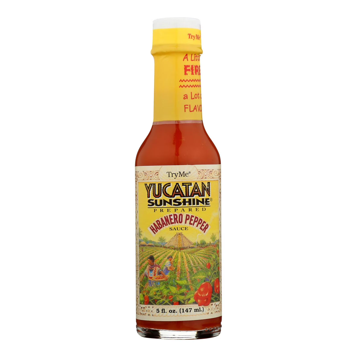 Habanero Pepper Sauce, 5 fl oz, Pack of 6 A23435