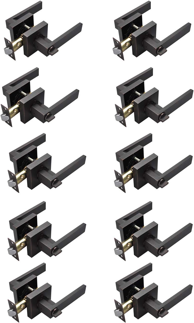 Oil Rubbed Bronze Door Lever Handle O1790