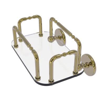 Free Standing Soap Dish Unlacquered Brass W23632