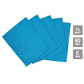 4-1/2 in. x 5-1/2 in. 80-Grit 1/4 Sheet Ceramic Sandpaper 5-Pack E222469