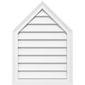 Peaked Top Surface Mount PVC Gable Vent X742