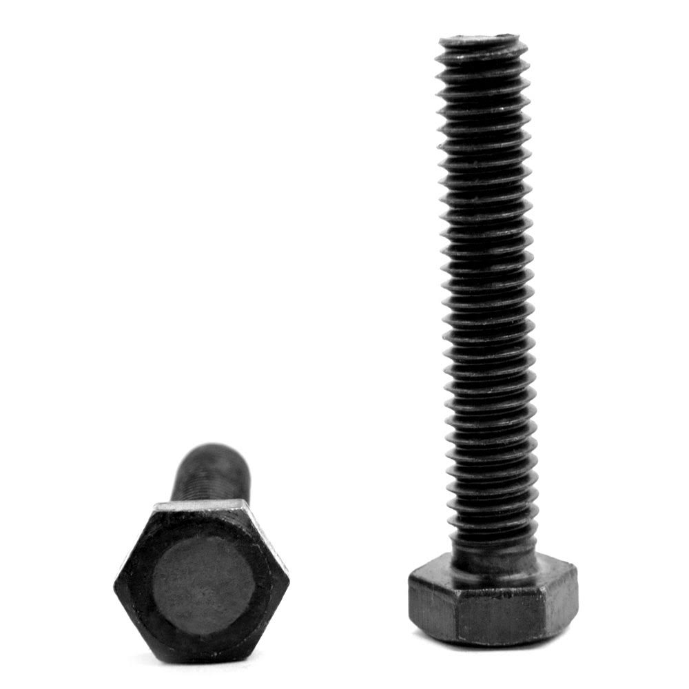 M16 x 1.50 x 30 mm Fine Thread Hex Cap Screw Alloy Steel Black Oxide X63248