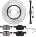 299.8 mm 5 Lug Brake Disc Rotors + Ceramic Brake Pads + Clips E102846