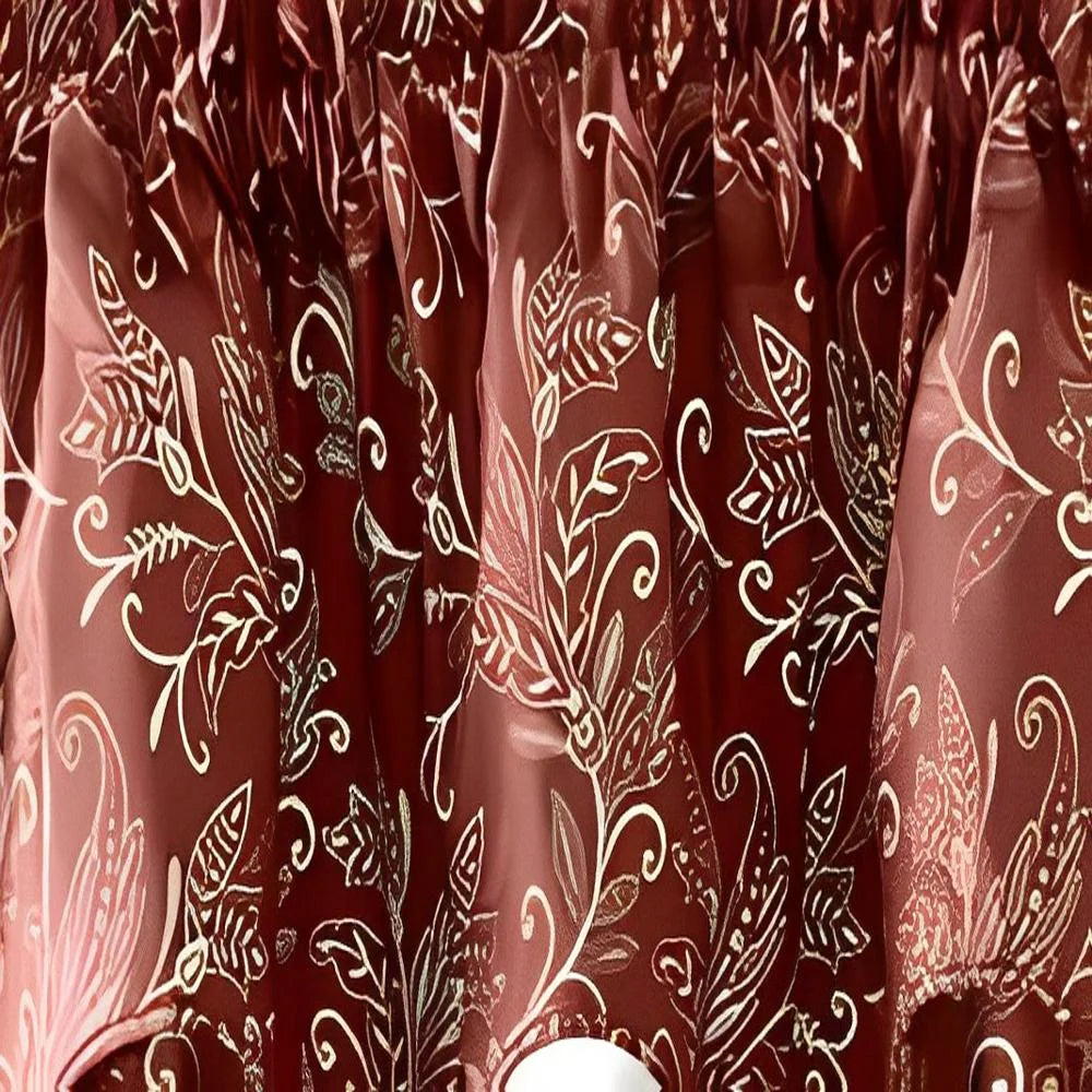 Brick Scallop Valance 58"x15" Q879170