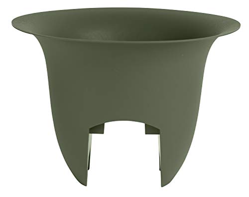 Casper White 12" Deck Rail Planter H700904