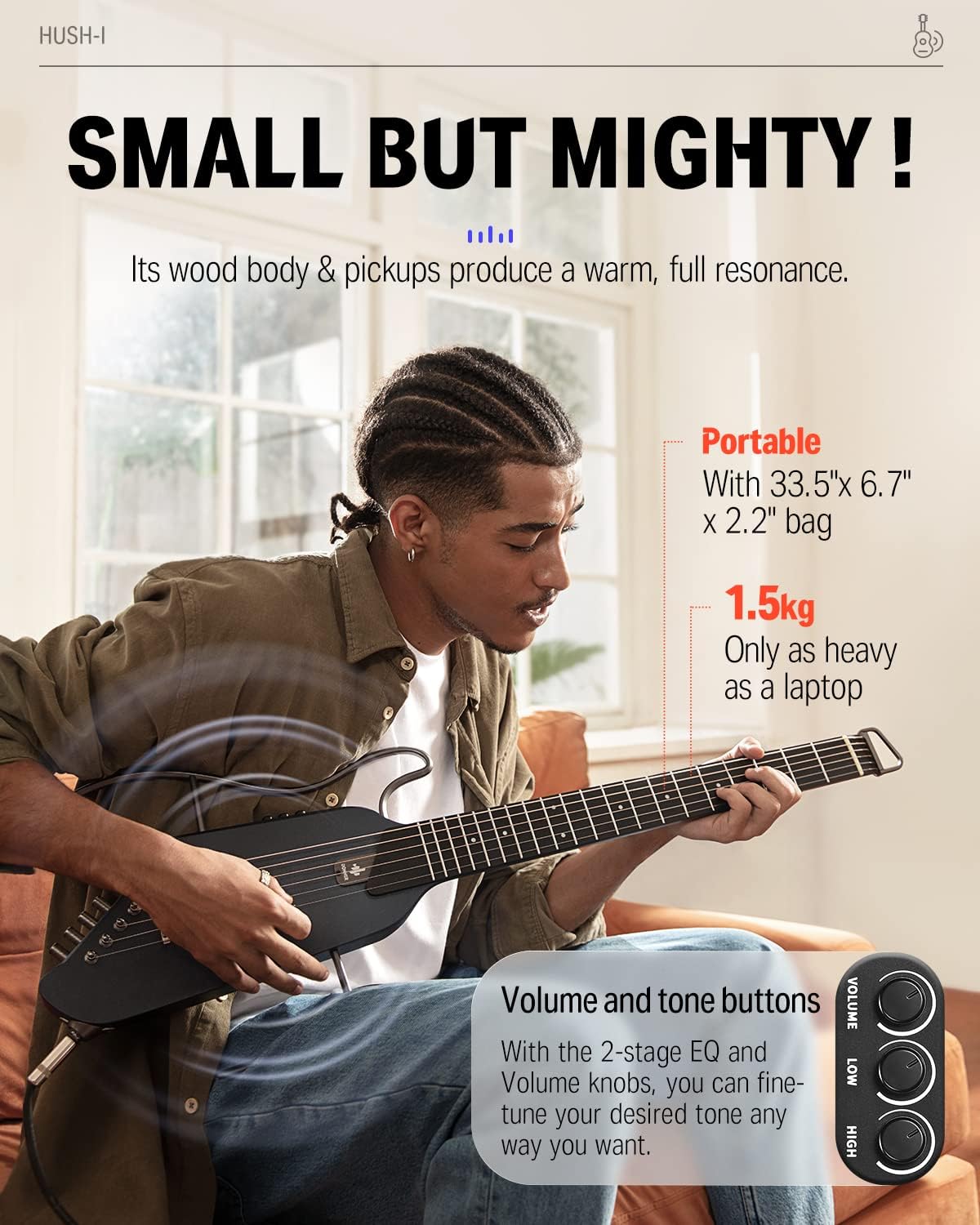 Portable Acoustic Guitar X311764
