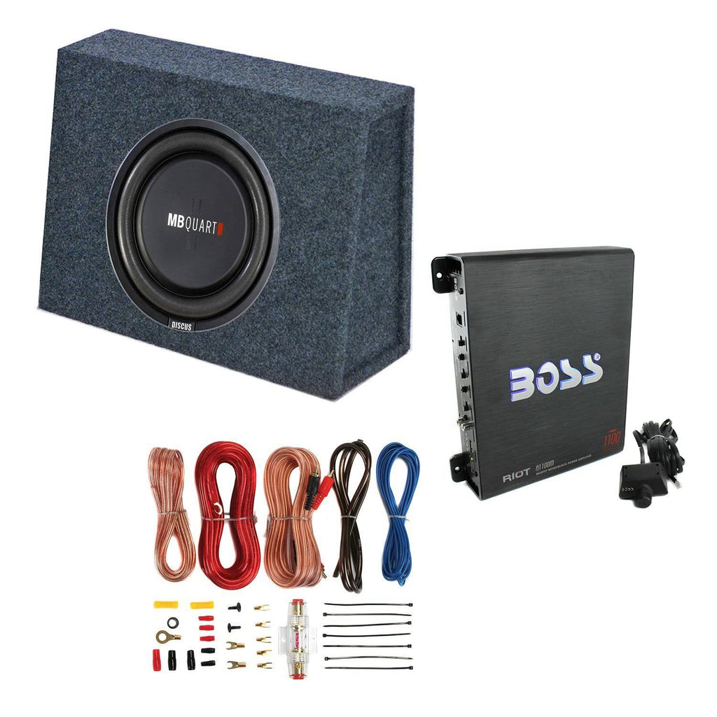 400 Watt 10 inch Subwoofer with Sub Box Enclosure and Car Amp O46902