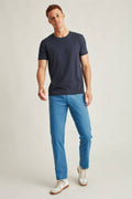 Slim Steel Blue Tech Chinos L1710