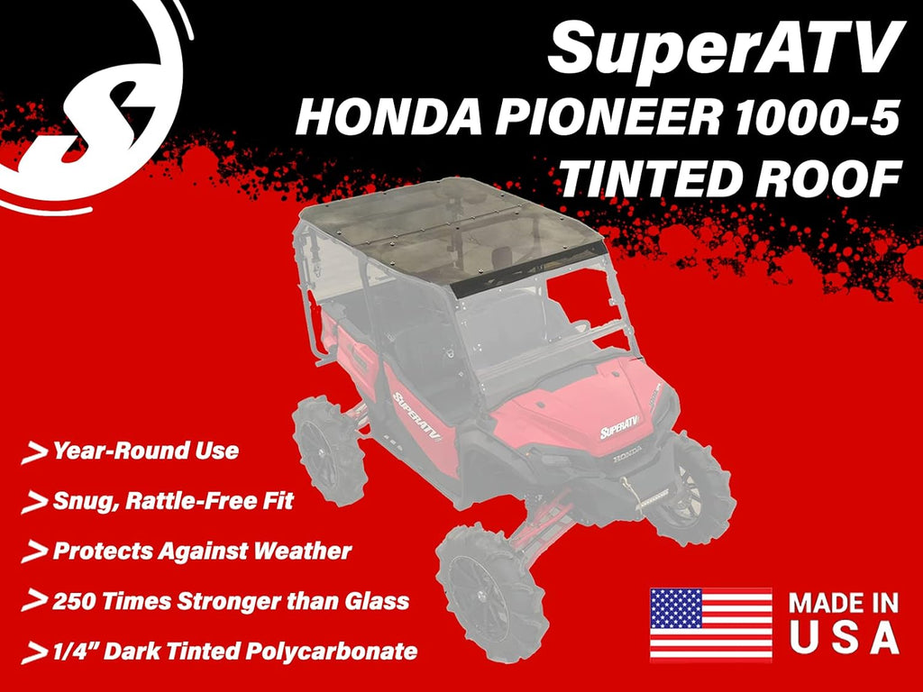 Dark Tinted Polycarbonate Roof for Honda Pioneer 1000-5 L229644