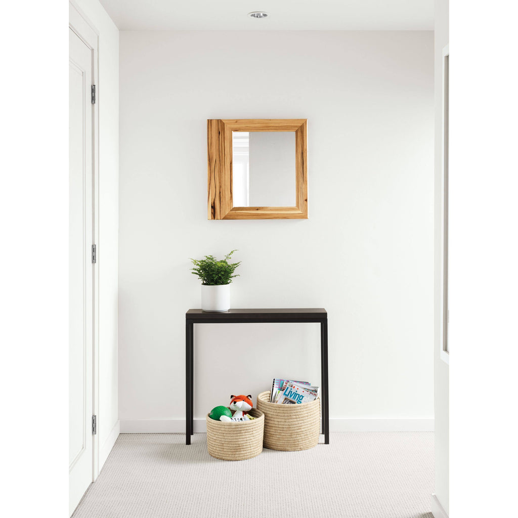 Walnut Console Table with Ocean Blue Base I4703