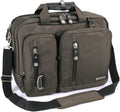 Convertible Laptop Backpack Briefcase Messenger Bag Water Resistant Travel Rucksack for 17.3 Inch Laptop Gray O516480