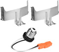 12 Pack Retrofit Kit for LED Round Surface Panel in 6 Inch Recessed Can, E26 base and TP24 connector E943