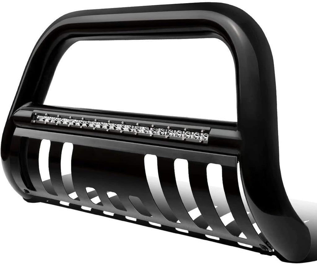Stainless Chrome Bull Bar with Skid Plate P5653