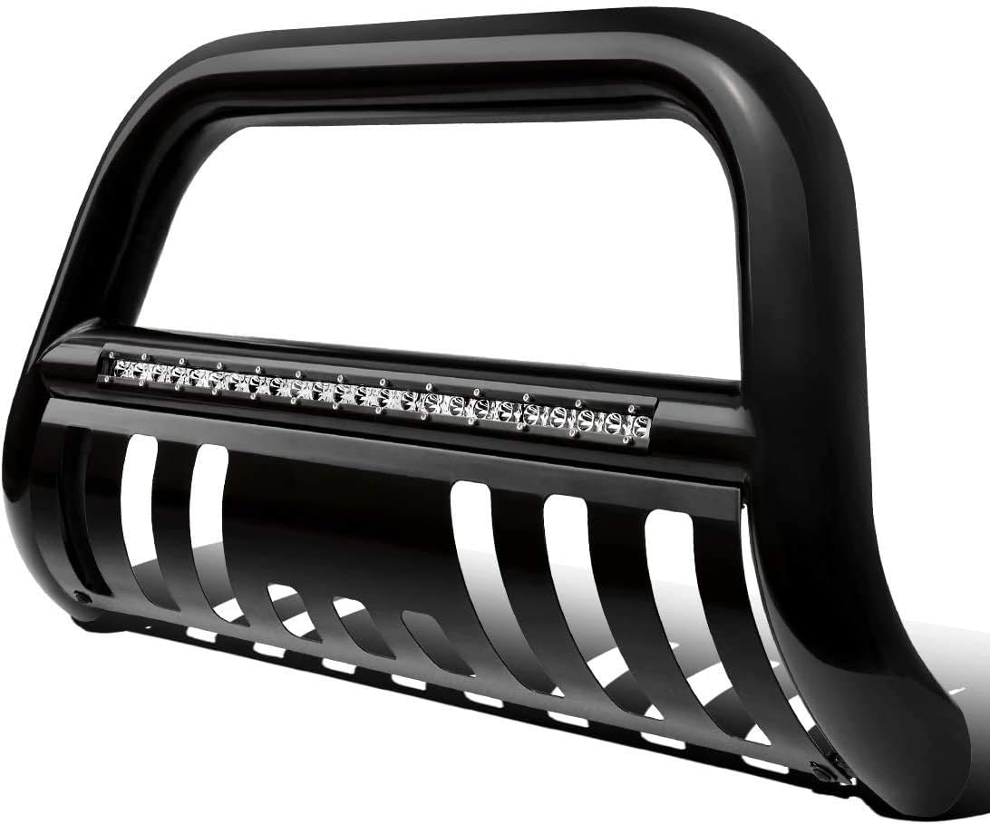 Stainless Chrome Bull Bar with Skid Plate P5653