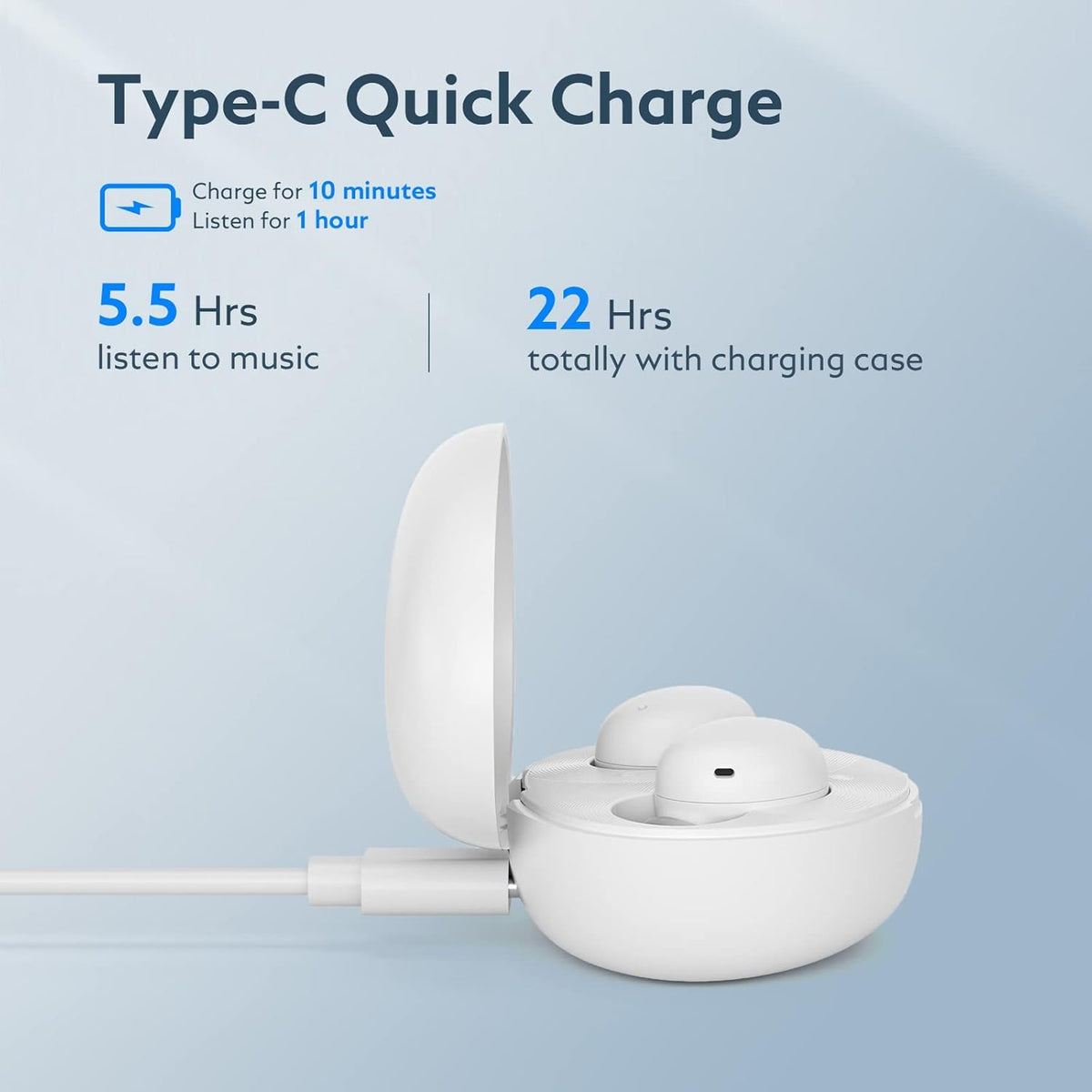 Wireless Earbuds with Bluetooth 5.2 and IPX5 N472