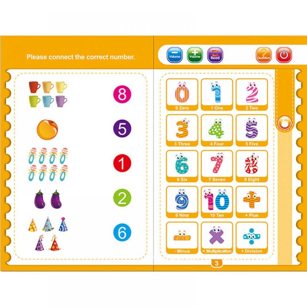 Sound Book for Children English Letters & Words Educational Toys Q58951
