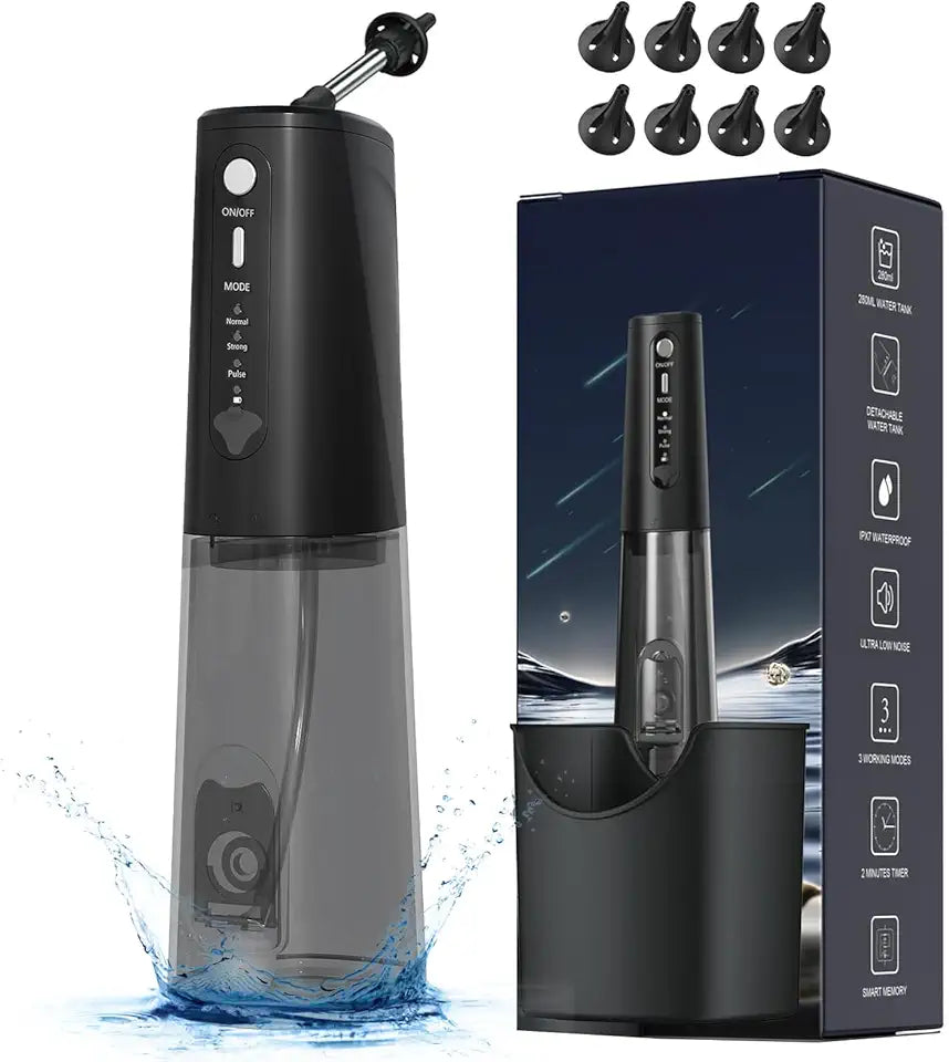 Electric Water Powered Ear Wax Removal Kit with 3 Water Pressure Modes B779