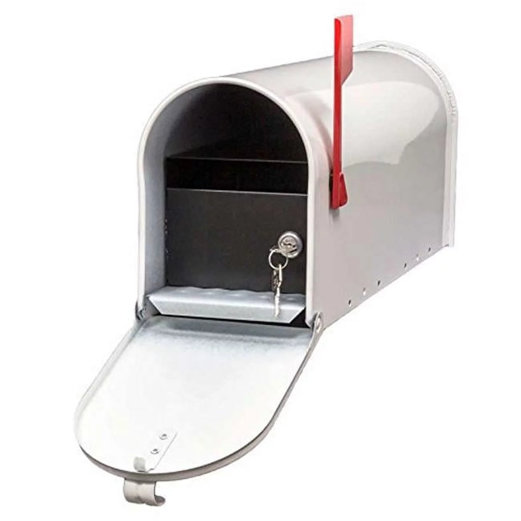 White Locking Mailbox Z3256