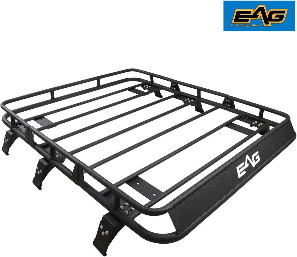 Black Steel Roof Rack Cargo Basket L116653