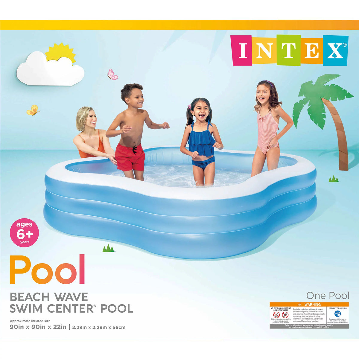 Inflatable Family Pool O8108
