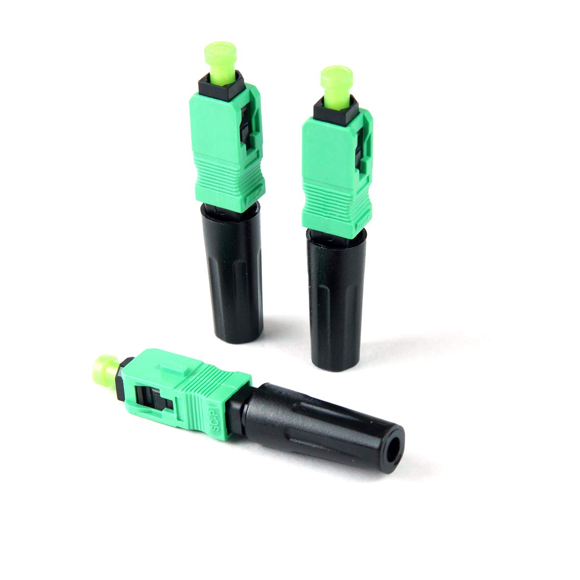 100pcs SC APC Fiber Optic Quick Connector Single Mode 9/125 Pack of 2 D1041