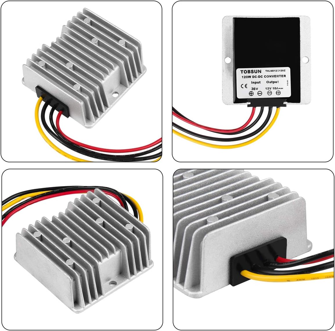 36V to 12V 10A 120W Waterproof Step Down Voltage Converter K425011
