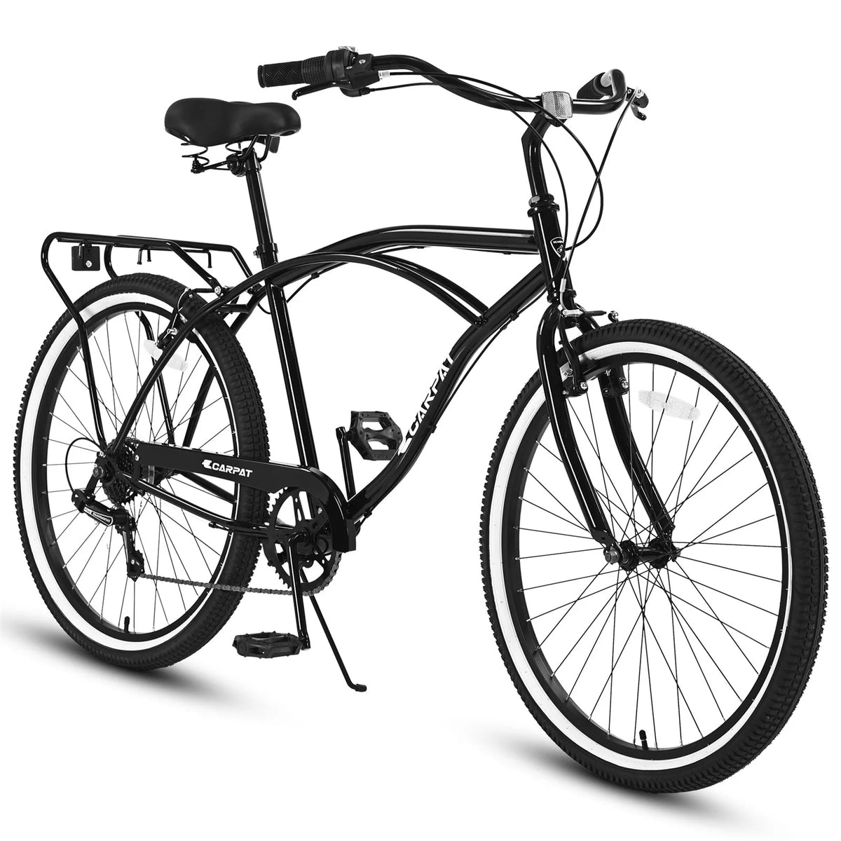 7 Speed Adult Beach Cruiser Bike 26 Wheels Y580561