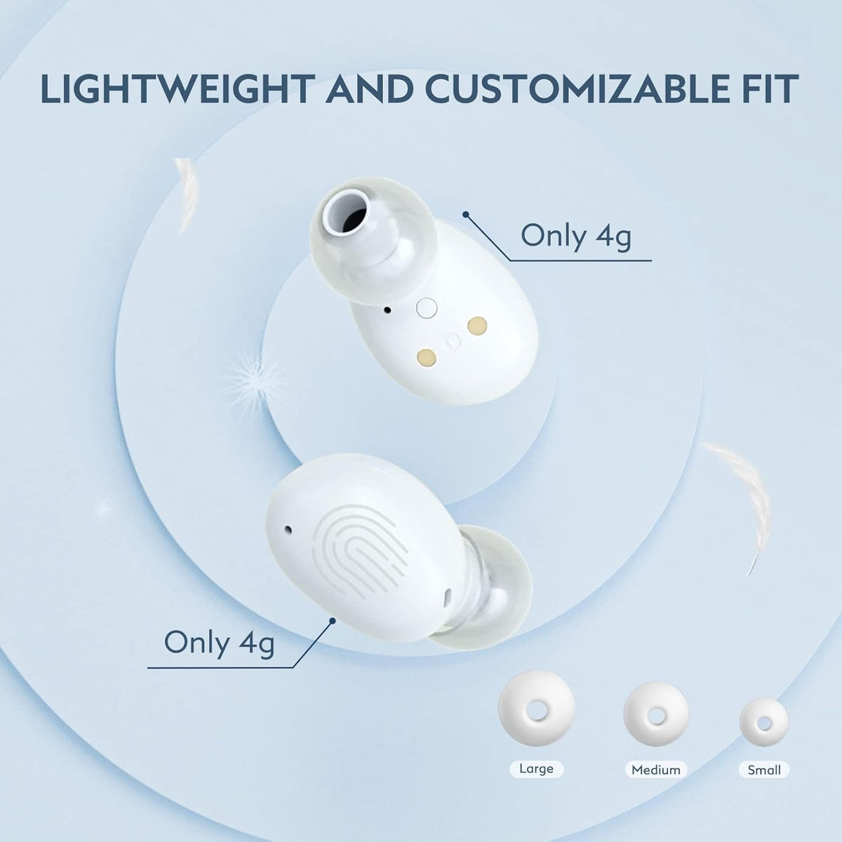 Wireless Earbuds with Bluetooth 5.2 and IPX5 N472