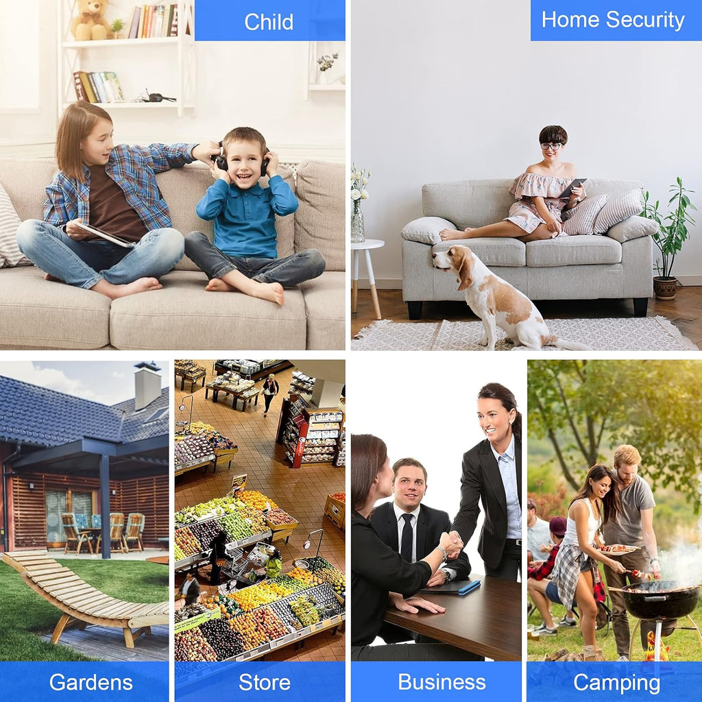 4K HD WiFi Security Camera Pack of 2 W317