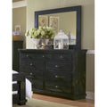 9 Drawer Wood Dresser and Mirror O24856