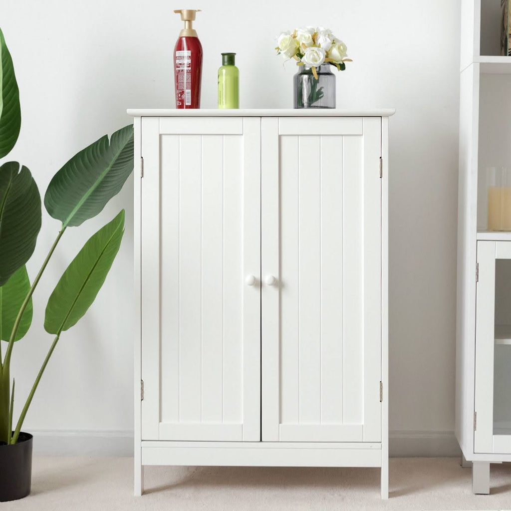Bathroom Floor Storage Double Door Cabinet A78285