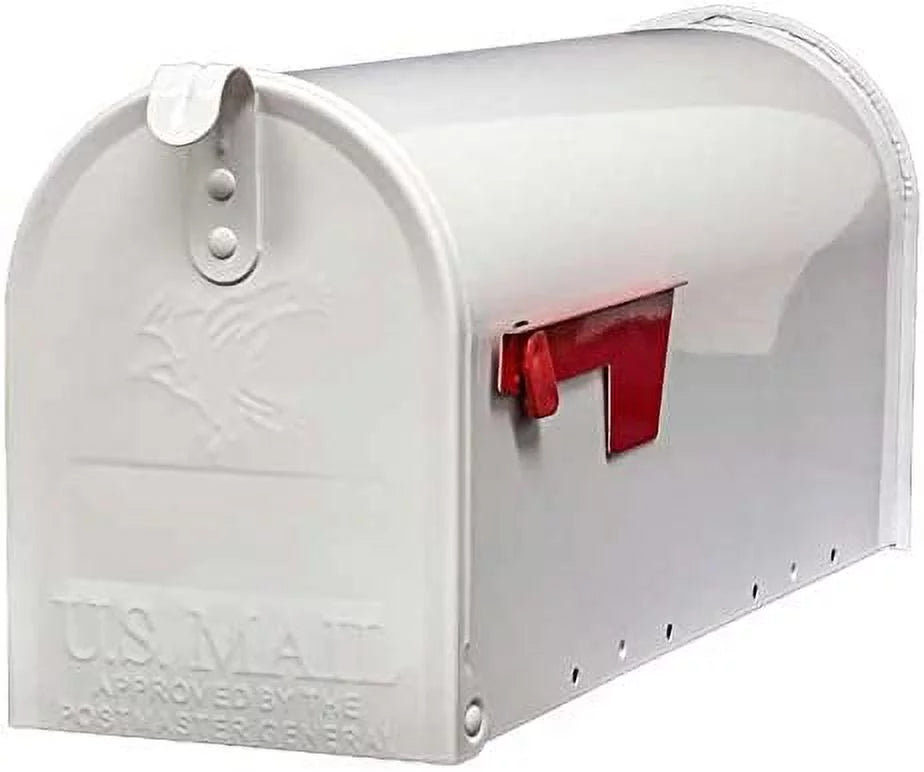 White Locking Mailbox Z3256