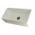 36 In. Apron Front Farmhouse Single Bowl Kitchen Sink, Matte White V294696
