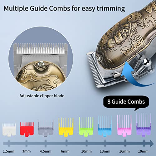 4 in 1 Cordless Hair Clippers Set (Gray) Y4510