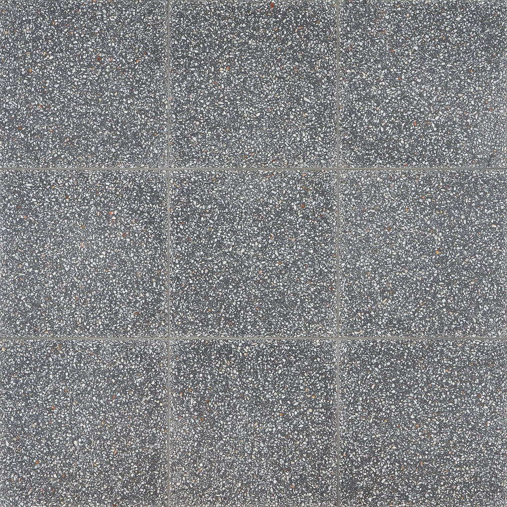 Gray 16 in. x 16 in. Polished Cement Square Floor and Wall Tile V53154