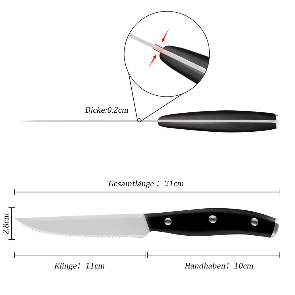 Black Steak Knife Set C765770