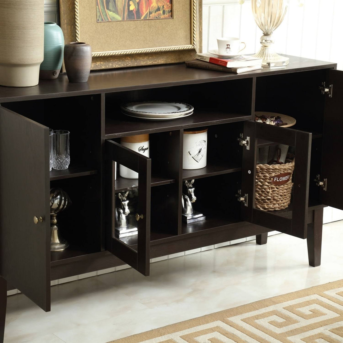 Solid Wood Sideboard Cabinet B88228