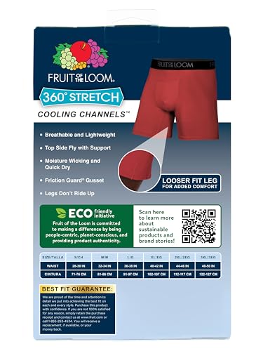 Men's 360 Stretch Boxer Briefs U2678
