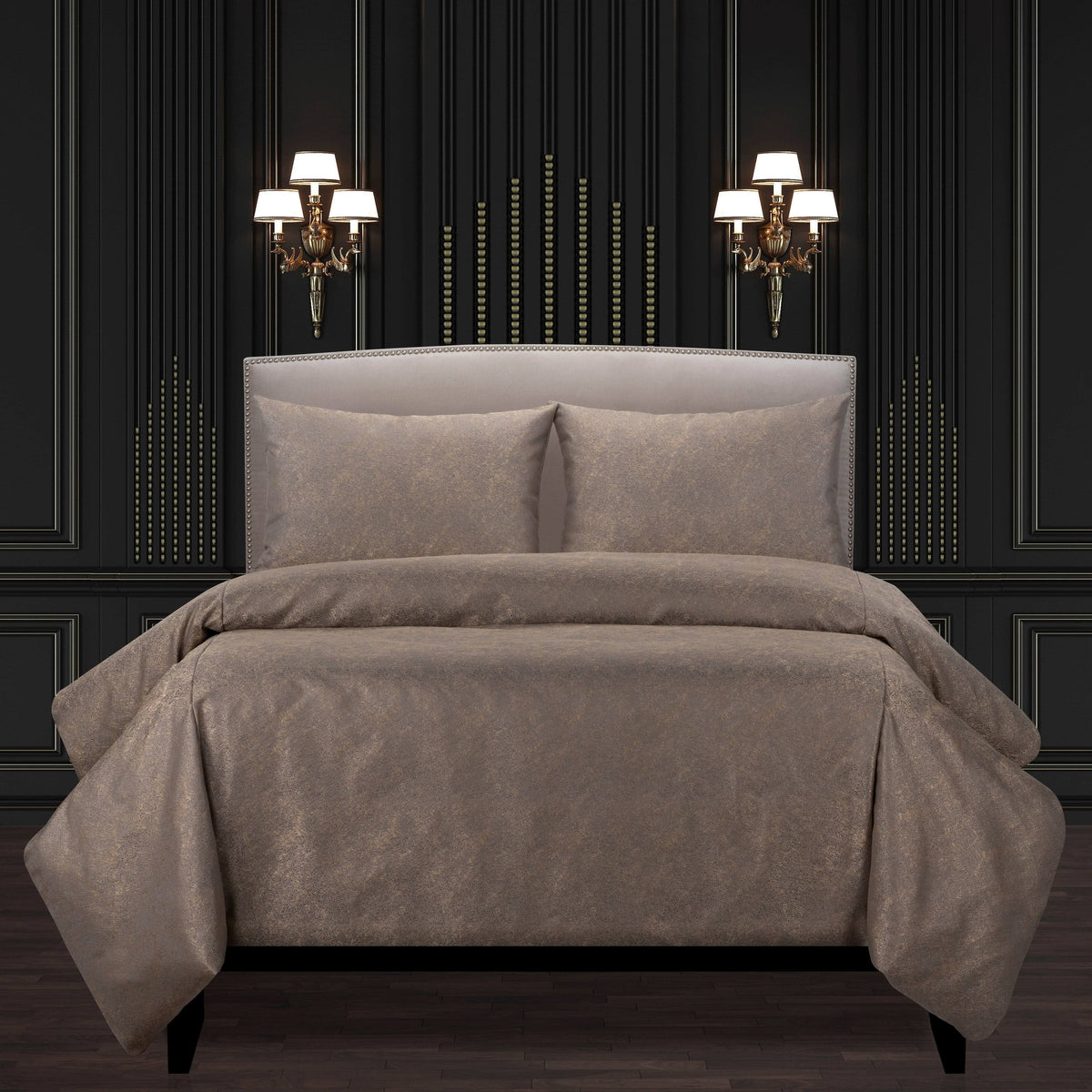 Bronze Gold Luxury Bedding Set S733